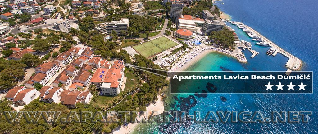 Apartments Lavica Beach Dumicic بودْسْتغانا المظهر الخارجي الصورة